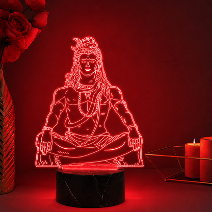 Lord Shiva Design Night Lamp