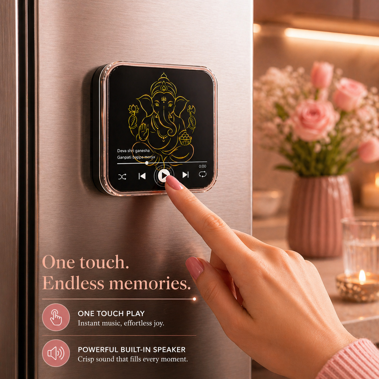 Personalized Musical Fridge Magnet Box | Gift and Grid