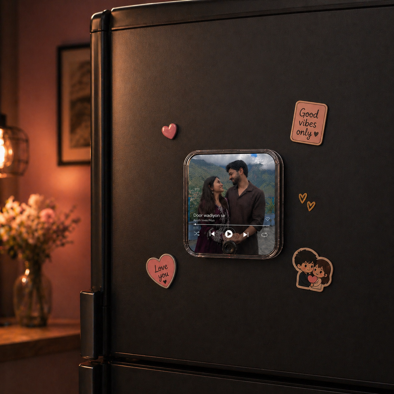 Personalized Musical Fridge Magnet Box | Gift and Grid