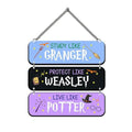 Wooden Harry Potter Wall Hanging Decor Art