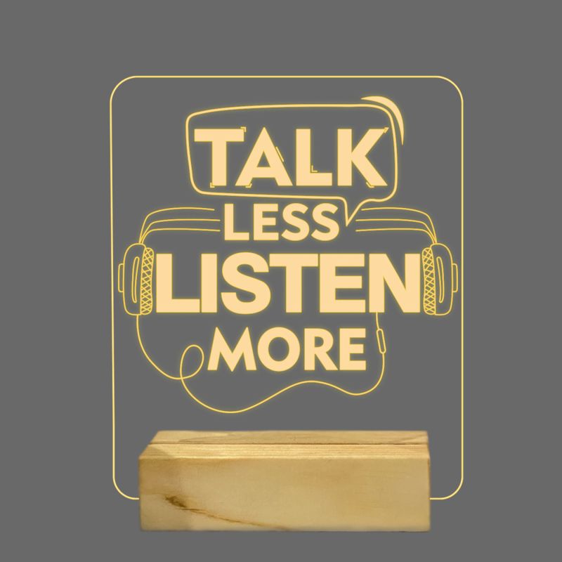 Quotes Design Night Lamp