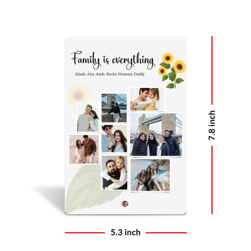 Personalized Photo Collage Frame With Stand
