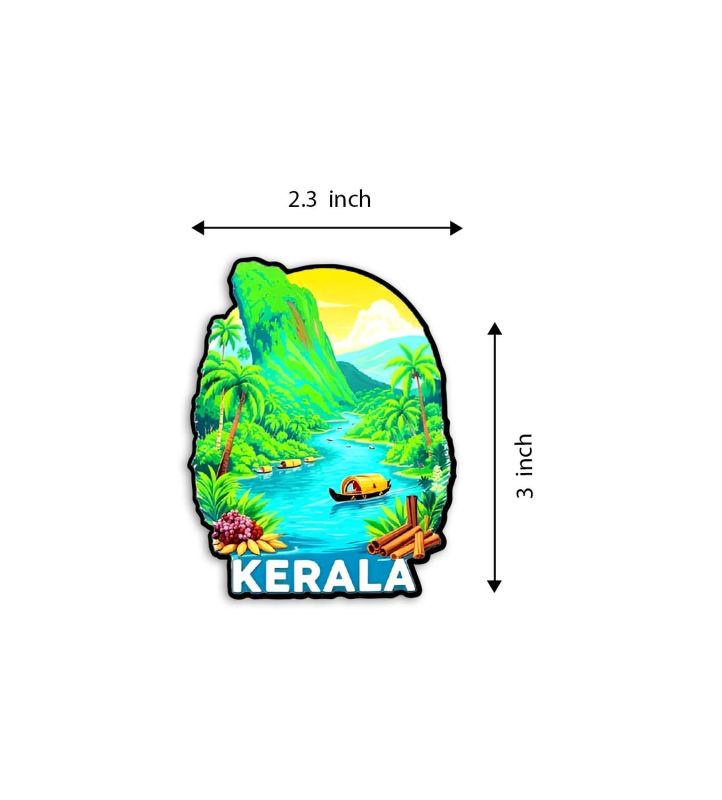 India State Wooden Fridge Magnet Countries Combo - pack of 12