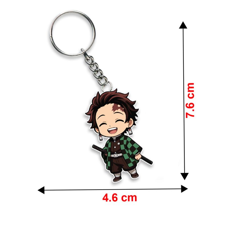Tanjiro Demon Slayer Anime Theme Keychain
