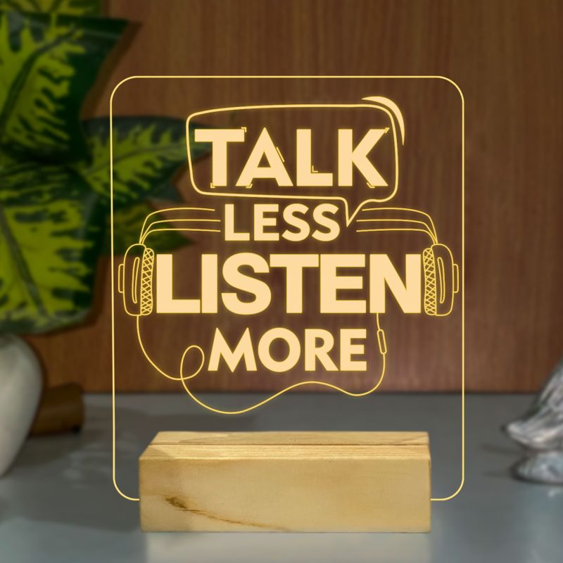Quotes Design Night Lamp